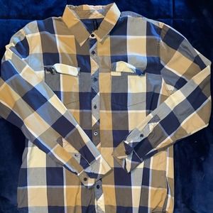 RVCA Plaid Button Down Shirt